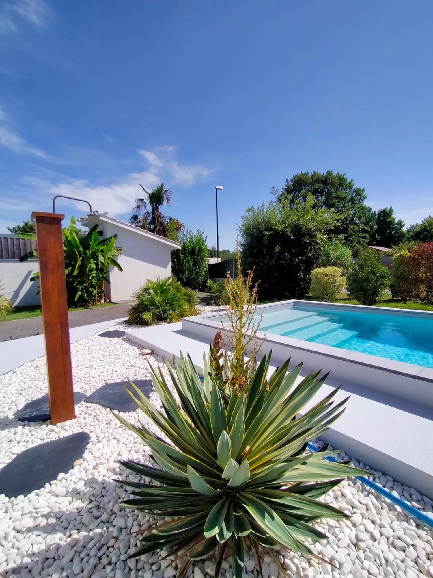 Gite Avec Piscine Et Espace Bien-Etre Partages Entre Bordeaux Et Lacanau Ocean (Adults Only) Brach エクステリア 写真